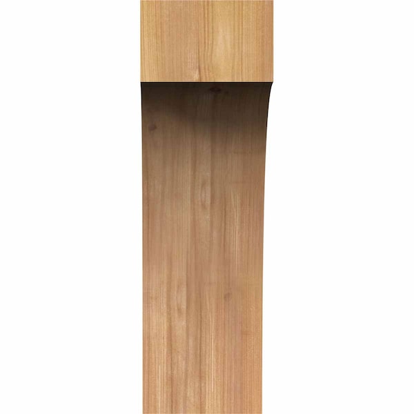 Huntington Smooth Corbel, Western Red Cedar, 5 1/2W X 10D X 18H